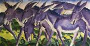 Franz Marc Donkey Frieze USA oil painting artist